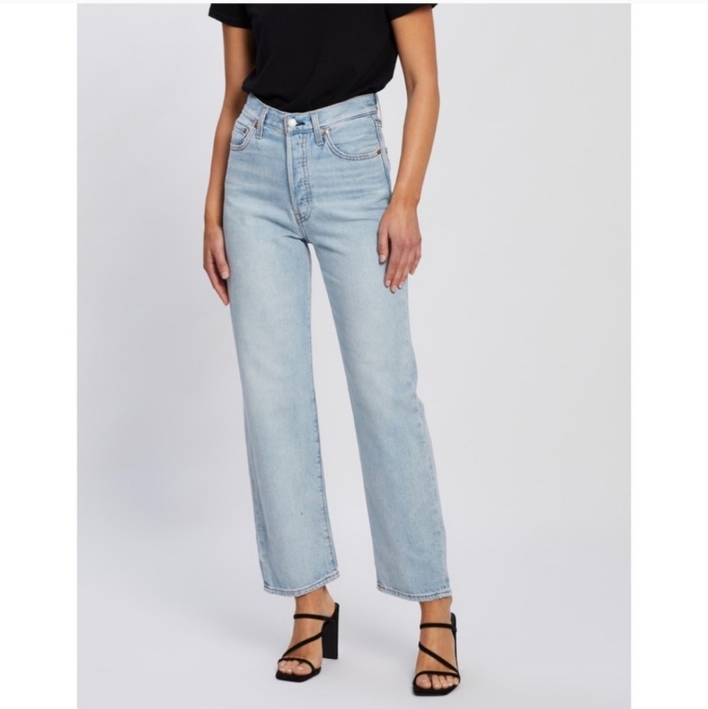 Levi's Light Blue Straight Leg Jeans